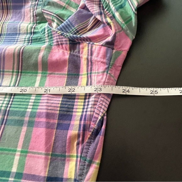 POLO Ralph Lauren Button Down Shirt Men's Classic Fit Blue Pink Plaid Size M - Picture 6 of 7